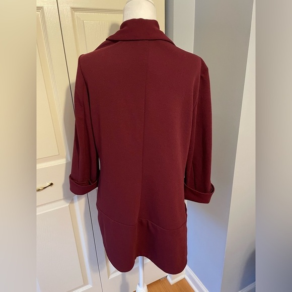 French Mauve Melanie Women's Burgundy Blazer Jacket XXL - Picture 3 of 7
